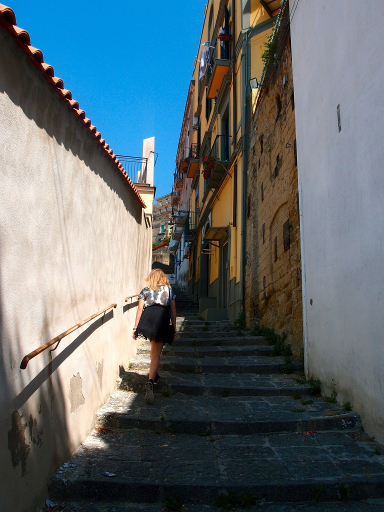 Stairs to Castel Sant'Elmo, Naples