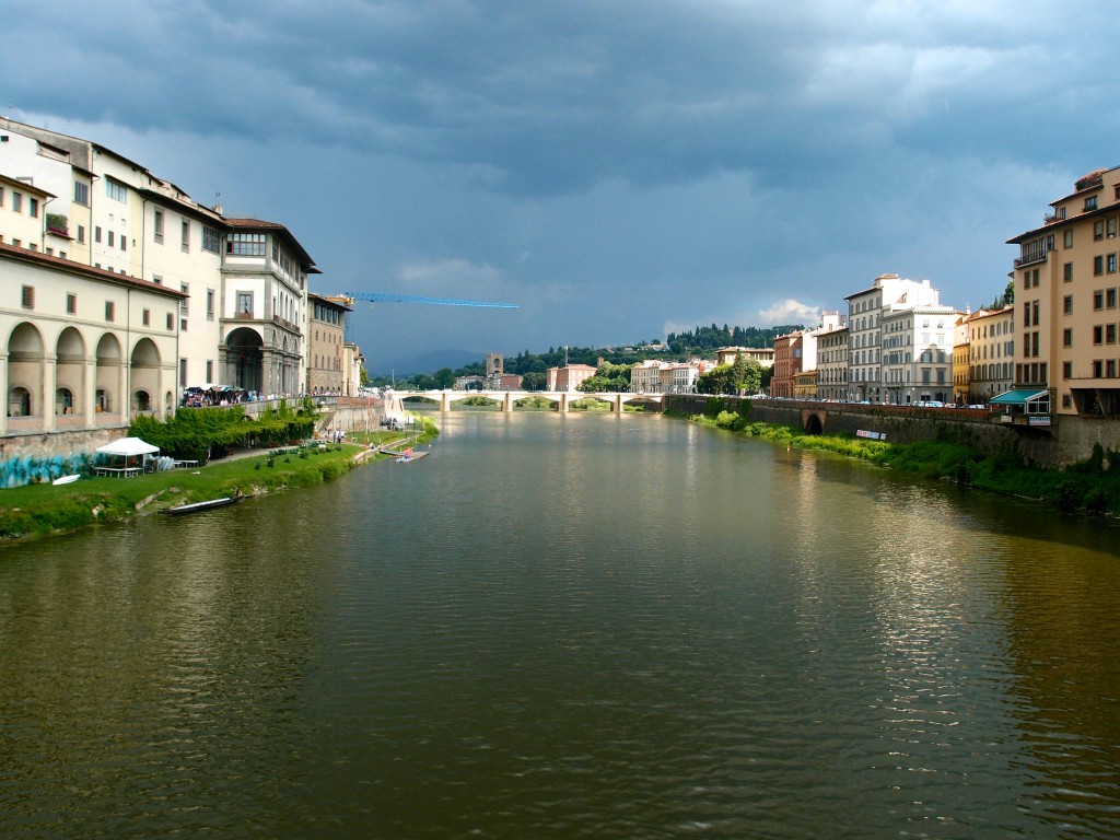 View from the Ponte Vecchio, Florence