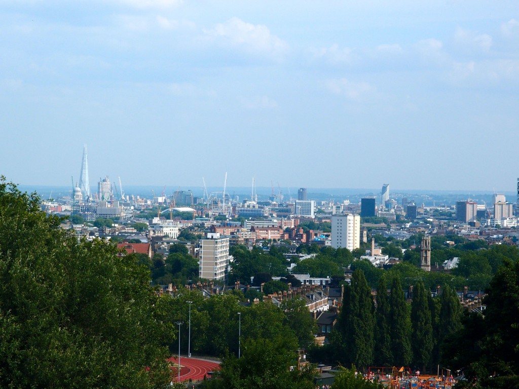 London City View from Hampstead Heath