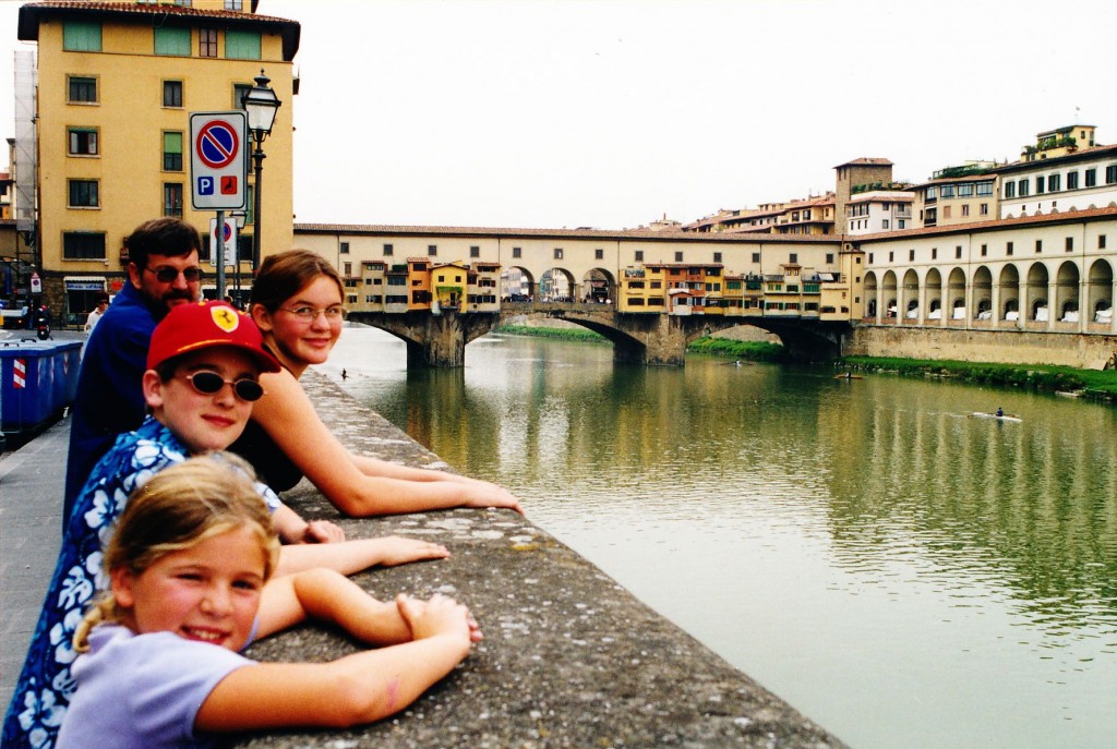 Family in Florence, Italy