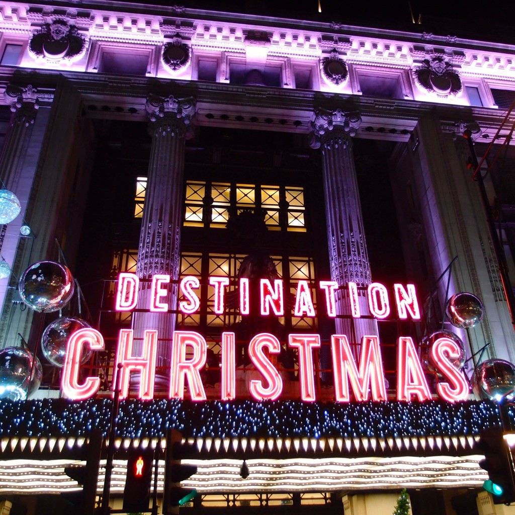 Christmas Lights at Selfridges, London