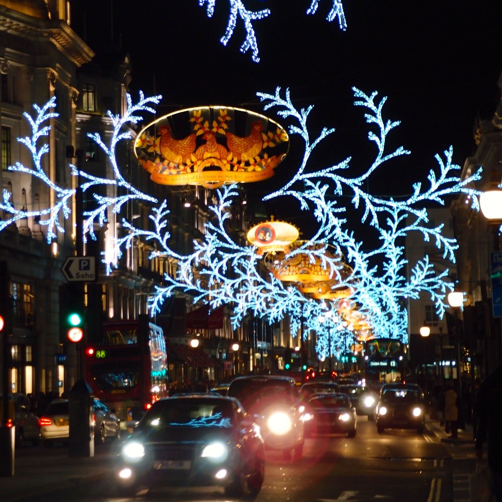 Christmas Lights on Regent's Street, London