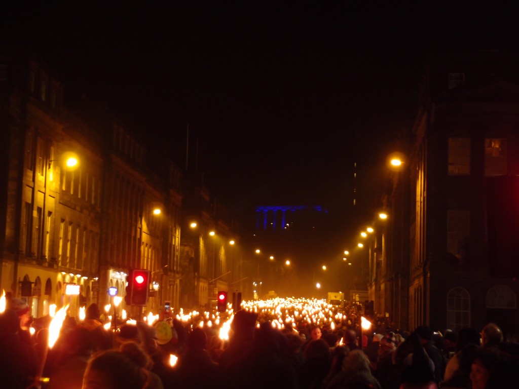 Torchlight Procession, Edinburgh