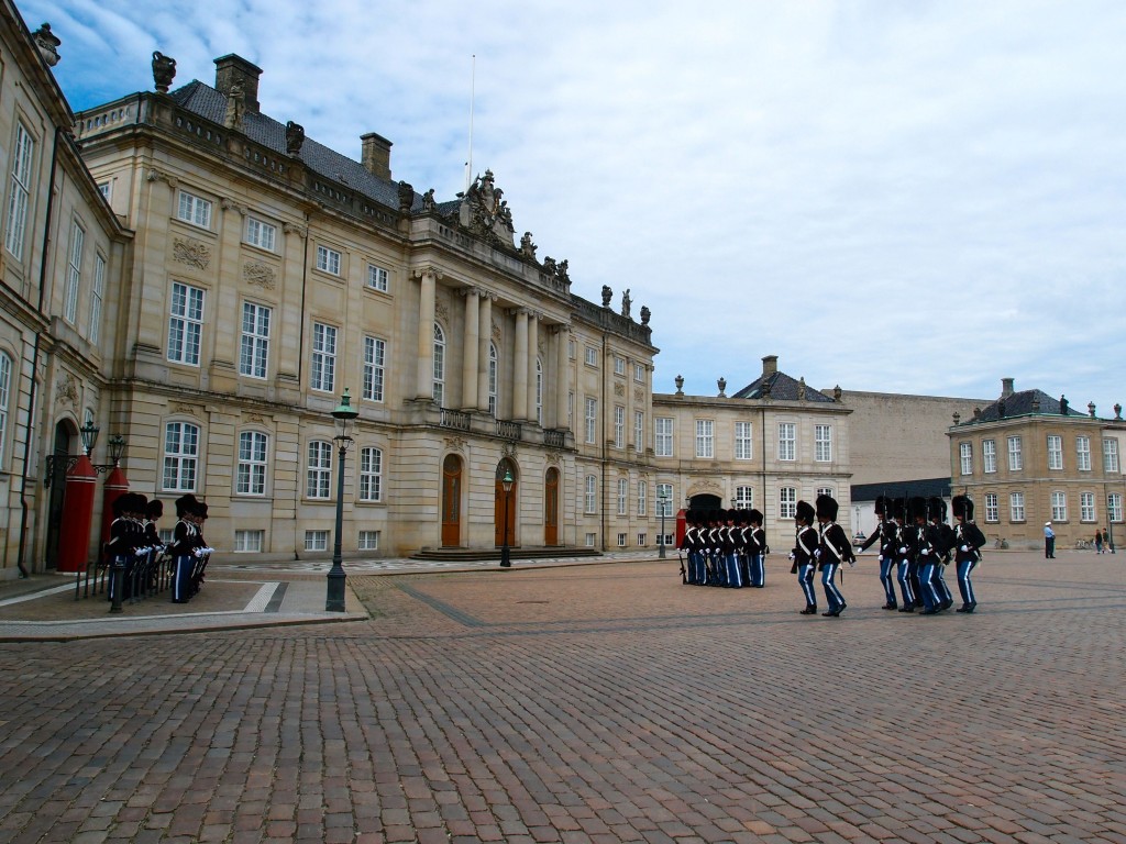 Changing of the Guard, Amalienborg, Copenhagen, Denmark