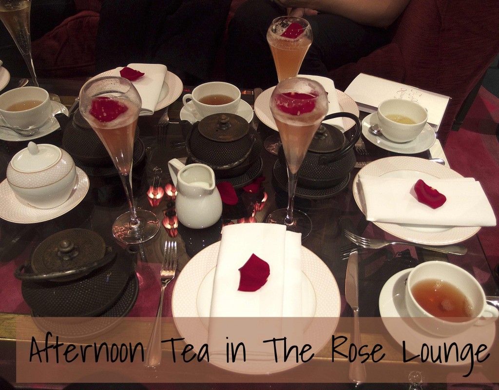 Afternoon tea, Rose Lounge, London