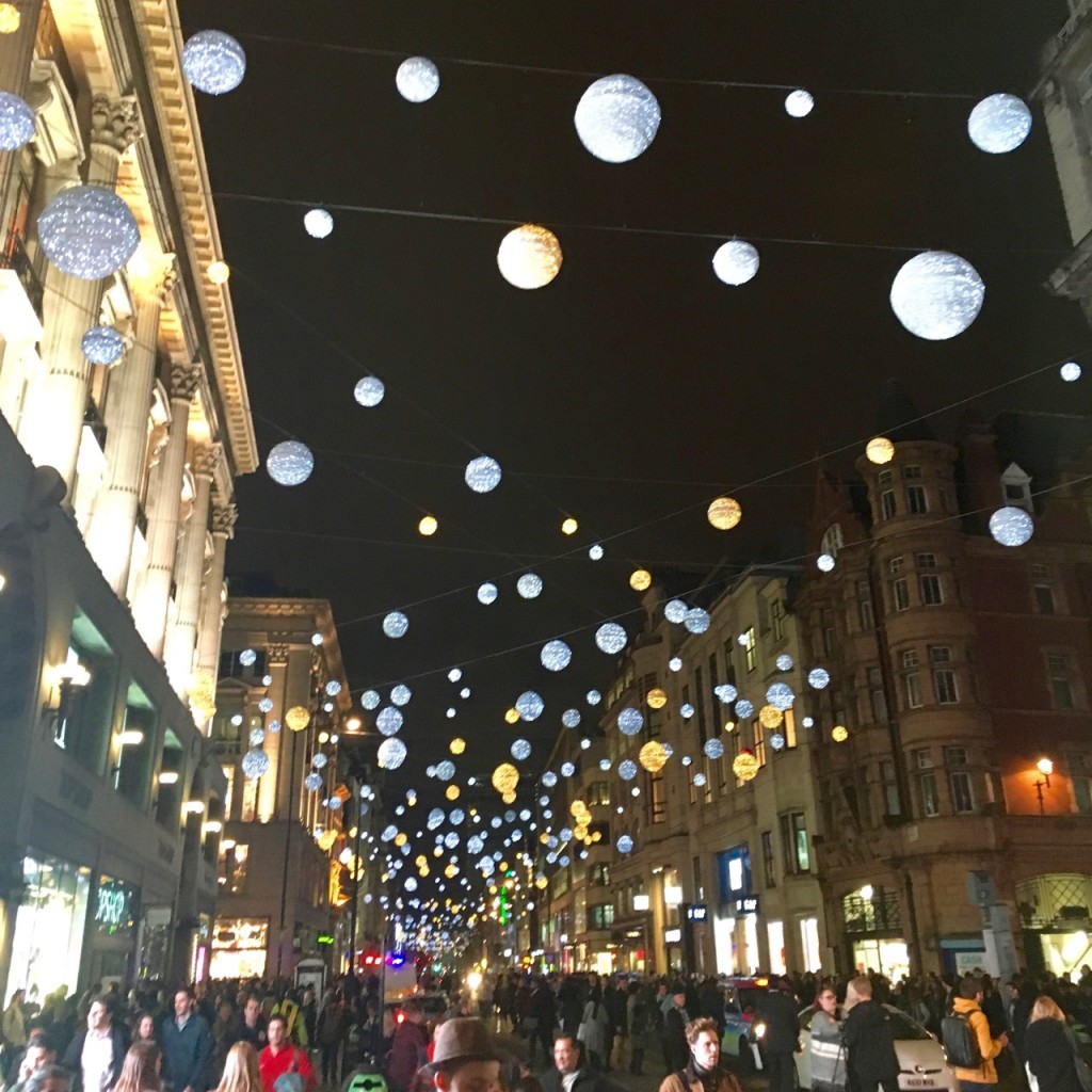 Christmas lights, Oxford Street, London