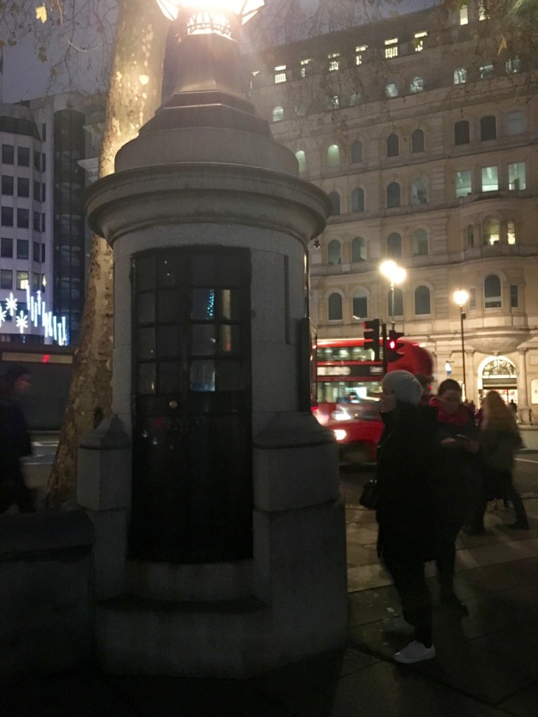 Festive Trafalgar Square, London