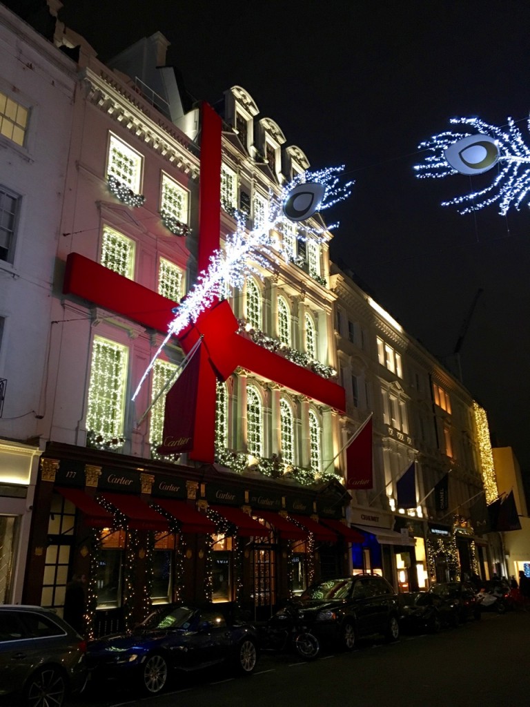 Festive New Bond Street, London