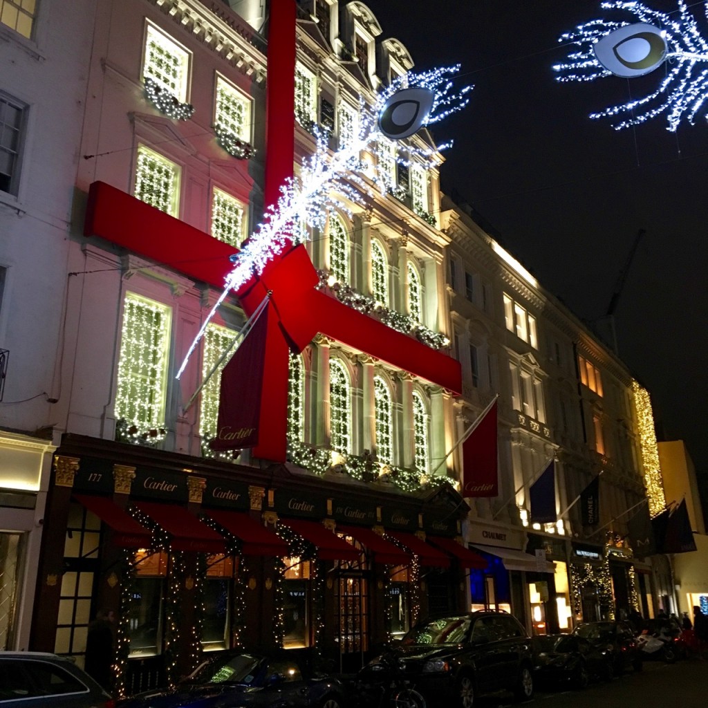 Cartier, Christmas Lights, London