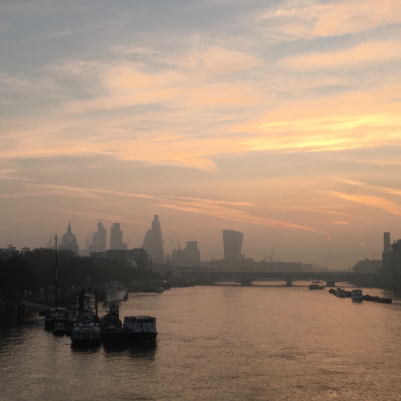 Sunrise, London - Two Feet, One World