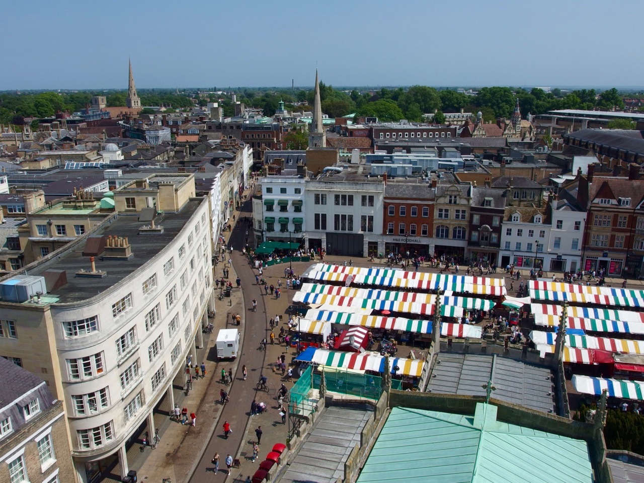 Market Square, Cambridge, England