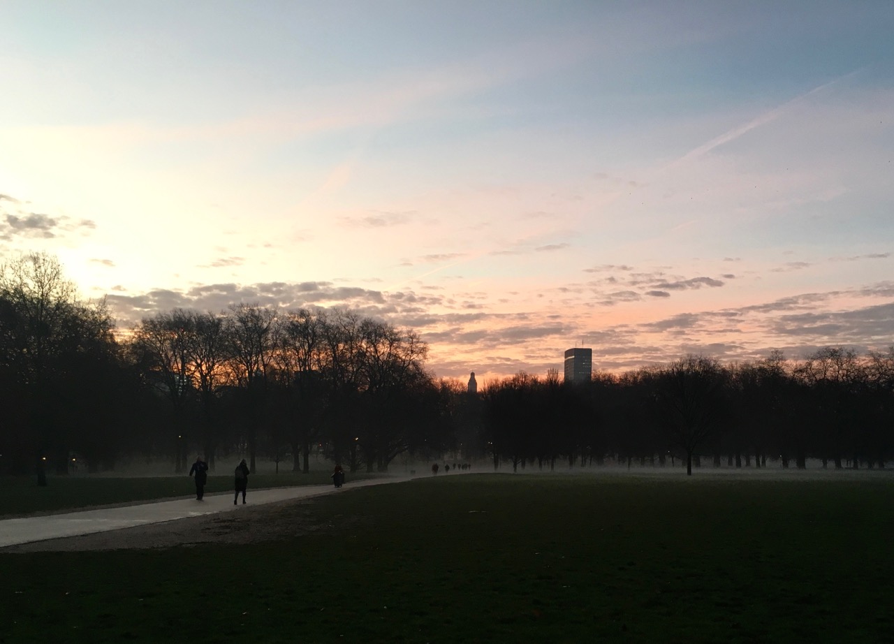 Sunrise, Green Park, London