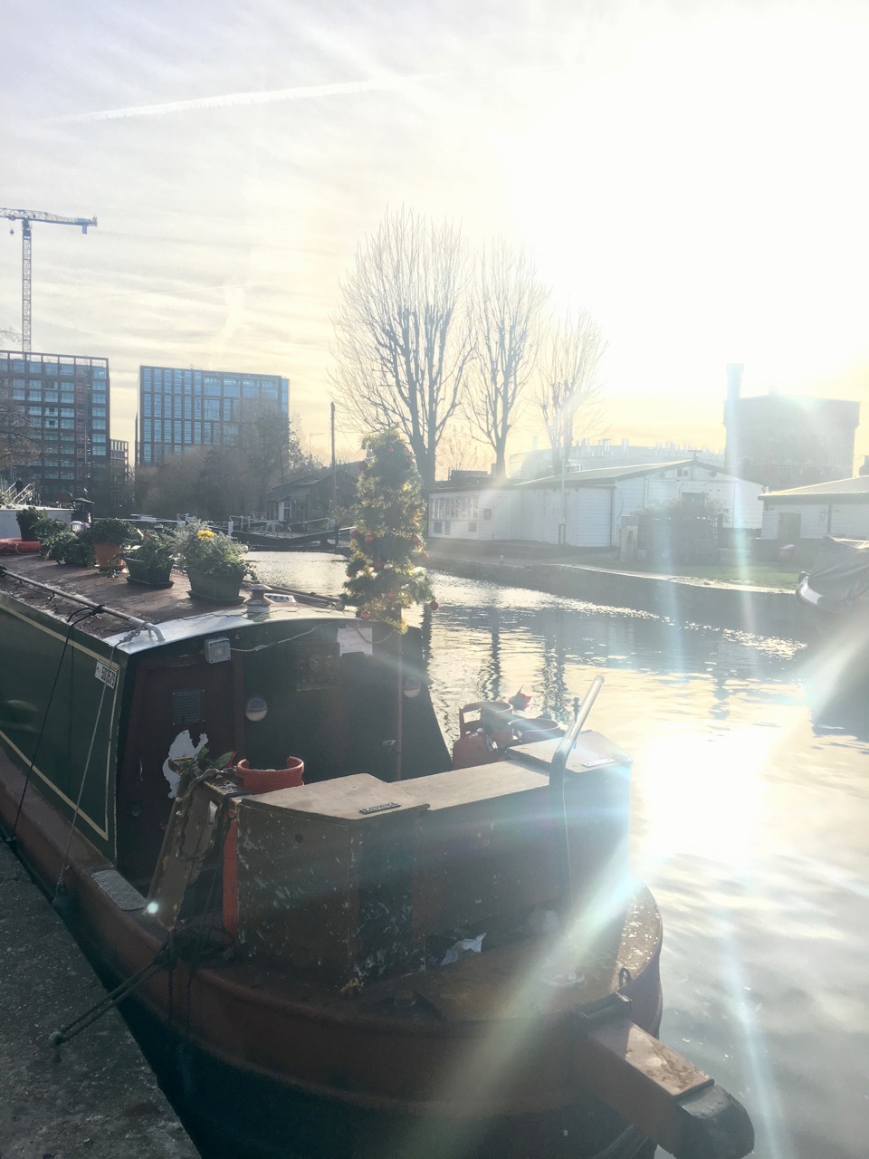 Canal, Boxing Day, London