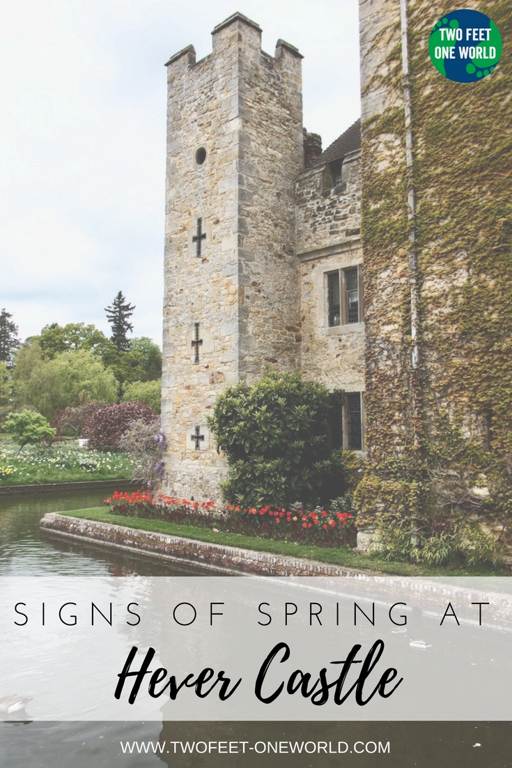 Hever Castle is a brilliant day trip from London, offering fascinating history in a stunning setting. My springtime visit was a beautiful mix of colourful tulips, peaceful wandering and relaxation in the sunshine | Two Feet, One World