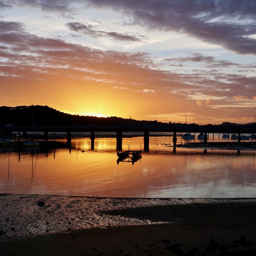 Sunset, Waitangi, Bay of Islands, New Zealand