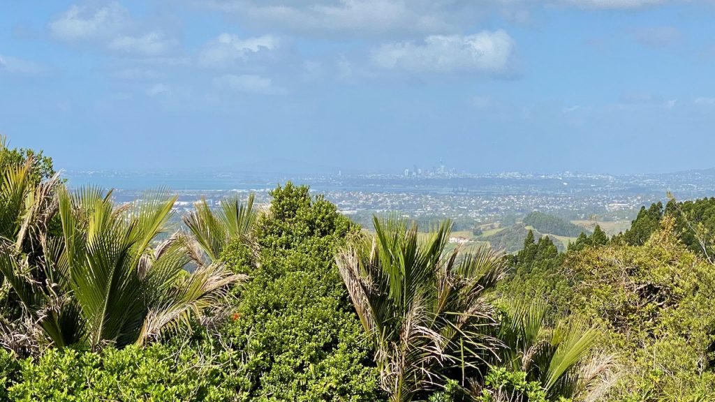 Waitakere ranges view to Auckland City
