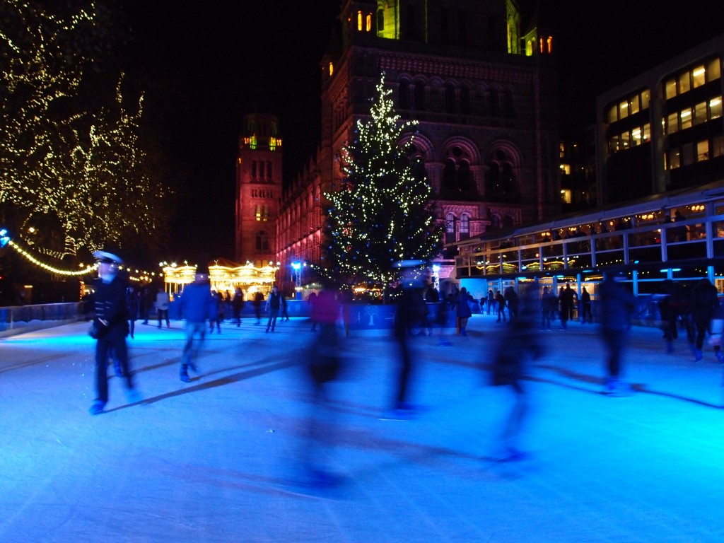Ice-Skating at the Natural History Museum - Two Feet, One World